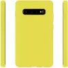 Evelatus Samsung Galaxy S10 Nano Silicone Case Soft Touch TPU Yellow