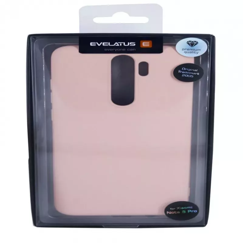 Evelatus Xiaomi Redmi Note 8 Pro Soft Silicone Case Beige