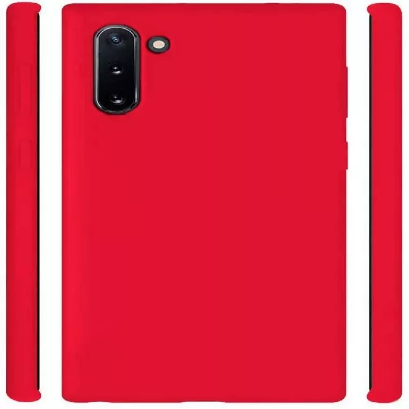 Evelatus Samsung Galaxy Note 10 Premium Soft Touch Silicone Case Red