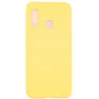 Evelatus Samsung A20e Soft Touch Silicone Case with Strap Yellow