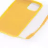 Evelatus Apple iPhone 11 Pro Soft Touch Silicone Case with Strap Yellow