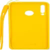 Evelatus Huawei P30 Lite Soft Touch Silicone Case with Strap Yellow