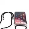 Evelatus Samsung Galaxy S10 dėklas su virvelės juostelėmis juodas permatomas