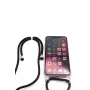Evelatus Apple iPhone 11 Pro Max dėklas su virvele, juodas permatomas
