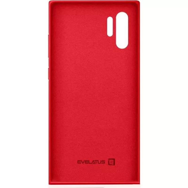Evelatus Samsung Galaxy Note 10 Plus Nano Silicone Case Soft Touch TPU Red