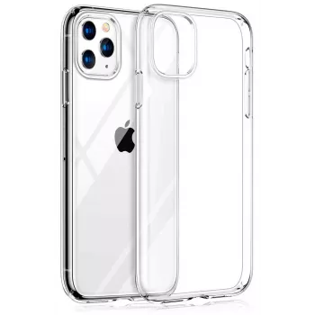 EVELATUS Apple iPhone 11 Pro Clear Silicone Case 1.5mm TPU Transparent