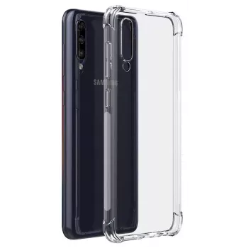 EVELATUS Samsung Galaxy A30s TPU 1.5mm Military Shockproof Silicone Case Transparent