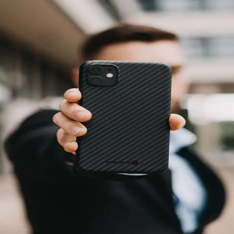 Evelatus Apple iPhone 11 Pro Premium Carbon Case ECCI11 Black