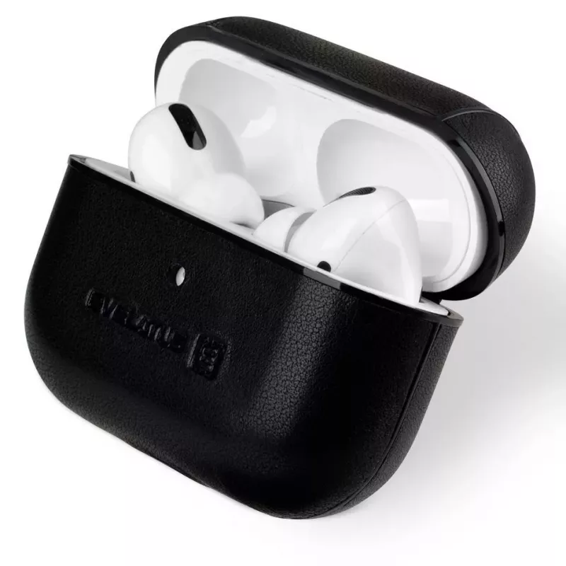 Evelatus Apple AirPods Pro Leather Protective Case Black