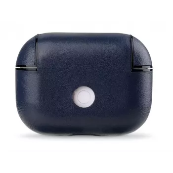 Evelatus Apple AirPods Pro Leather Protective Case Dark Blue