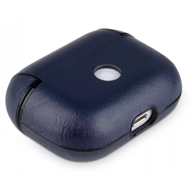 Evelatus Apple AirPods Pro Leather Protective Case Dark Blue