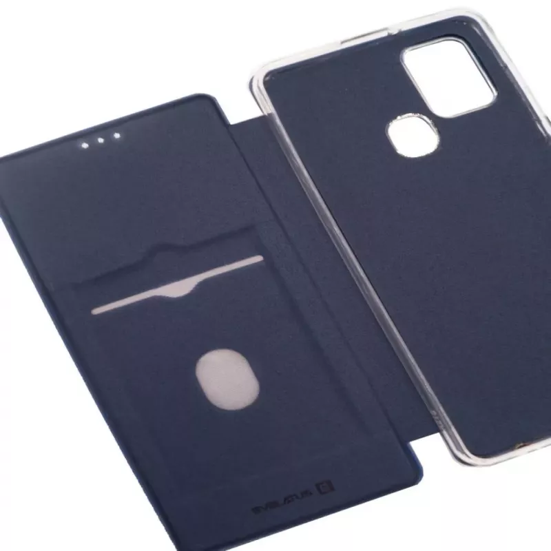 Evelatus Samsung Galaxy A21s Book Case Dark Blue