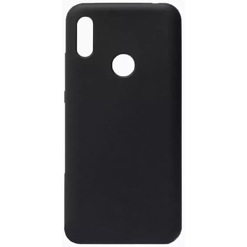 Evelatus Nano Silicone Case, skirtas Huawei Y6 2019 - Soft Touch TPU juoda