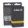iLike įkrovimo laidas Type-C ICT01 juodas