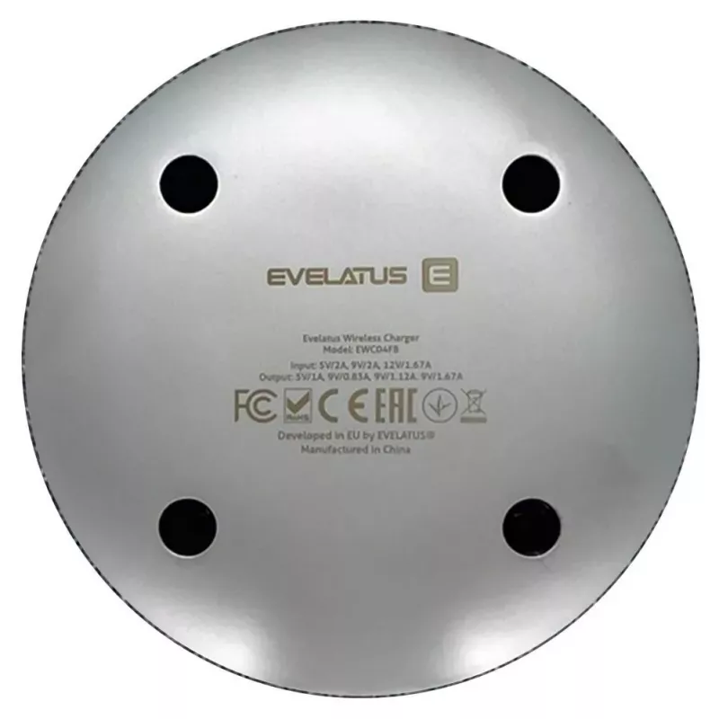 Evelatus Wireless Desk Charger EWC04 Fabric - 10W Qi įkrovimo padėklas