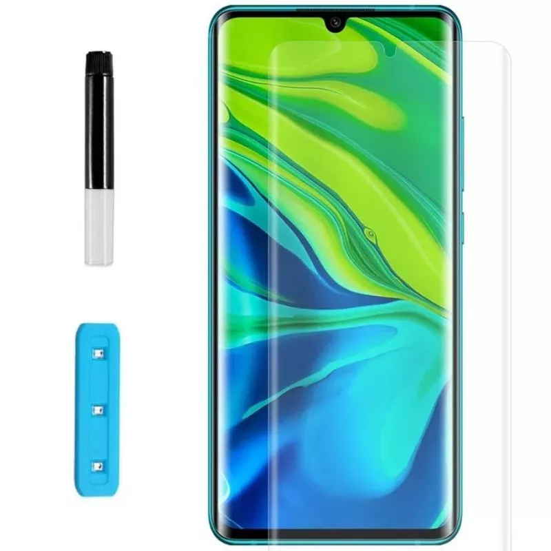 EVELATUS Xiaomi Mi 10 Clear Glass UV + Glue Screen Protector
