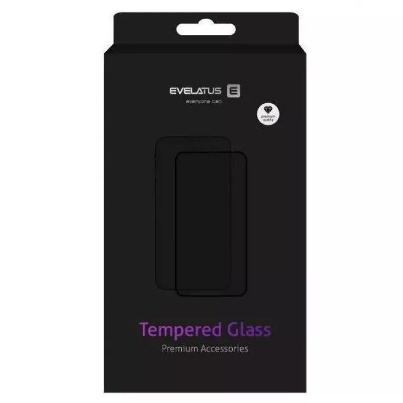EVELATUS Xiaomi Mi 10 Clear Glass UV + Glue Screen Protector