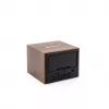Evelatus Multifunctional Clock EMC02 Wooden - Skaitmeninis LED žadintuvas su temperatūros rodymu, rudos medienos tekstūra