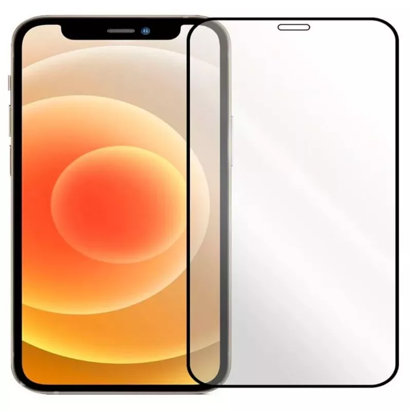 EVELATUS Apple iPhone 12/12 Pro 6,1 inch 2,5D pilno dangtelio Japan Glue stiklinis antistatinis ekrano apsauginis stiklas