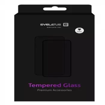 EVELATUS Apple iPhone 12 Pro Max 6.7'' 2.5D Full Cover Japan Glue Glass Anti-Static Screen Protector
