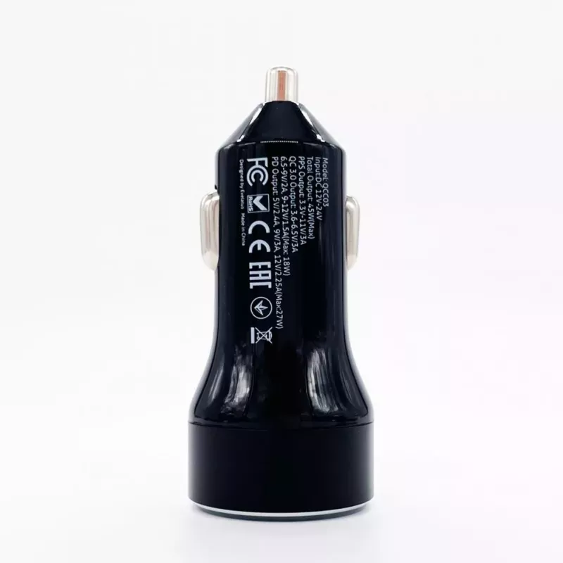 Evelatus Quick Car Charger QCC03 Black
