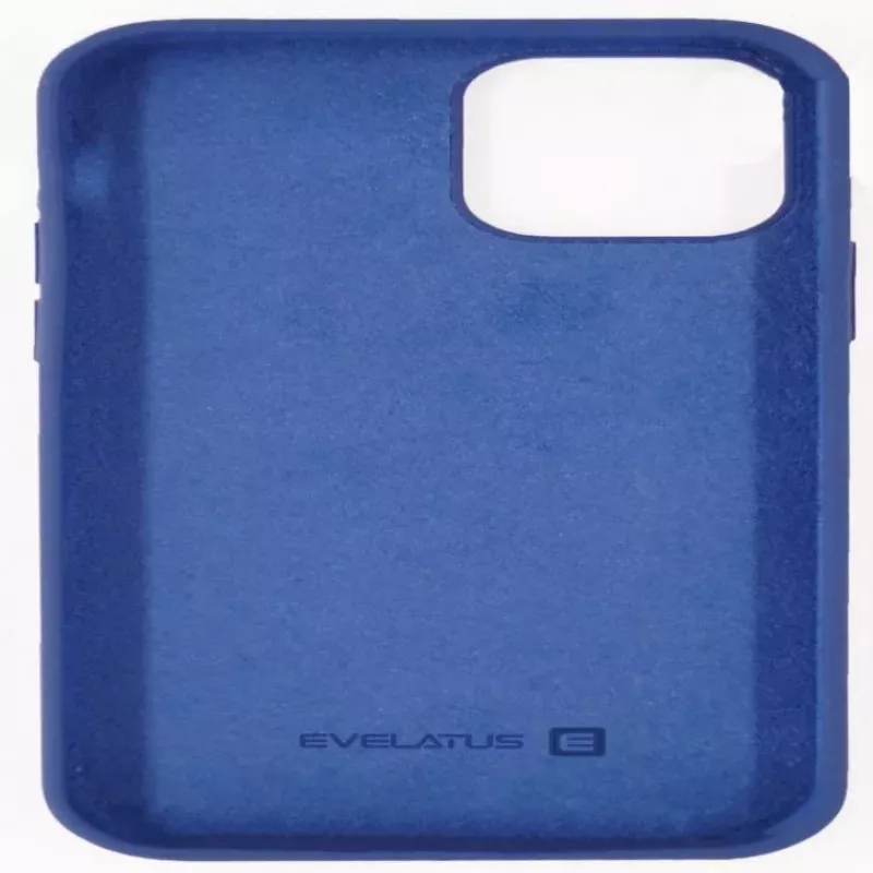 Evelatus Apple iPhone 12/12 Pro Premium Soft Touch Silicone Case Blue