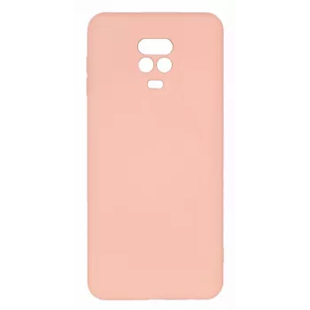 Evelatus Nano Silicone Case, skirta Xiaomi Redmi Note 9, Soft Touch TPU, smėlio spalvos