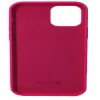 Evelatus Apple iPhone 12 Mini Premium Soft Touch Silicone Case Rosy Red