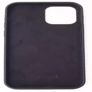EVELATUS Apple iPhone 12/12 Pro Premium Soft Touch Silicone Case Black