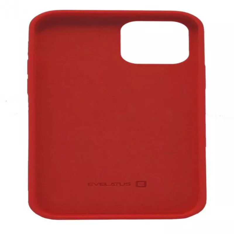 Evelatus Apple iPhone 12/12 Pro Premium Soft Touch Silicone Case Bright Red