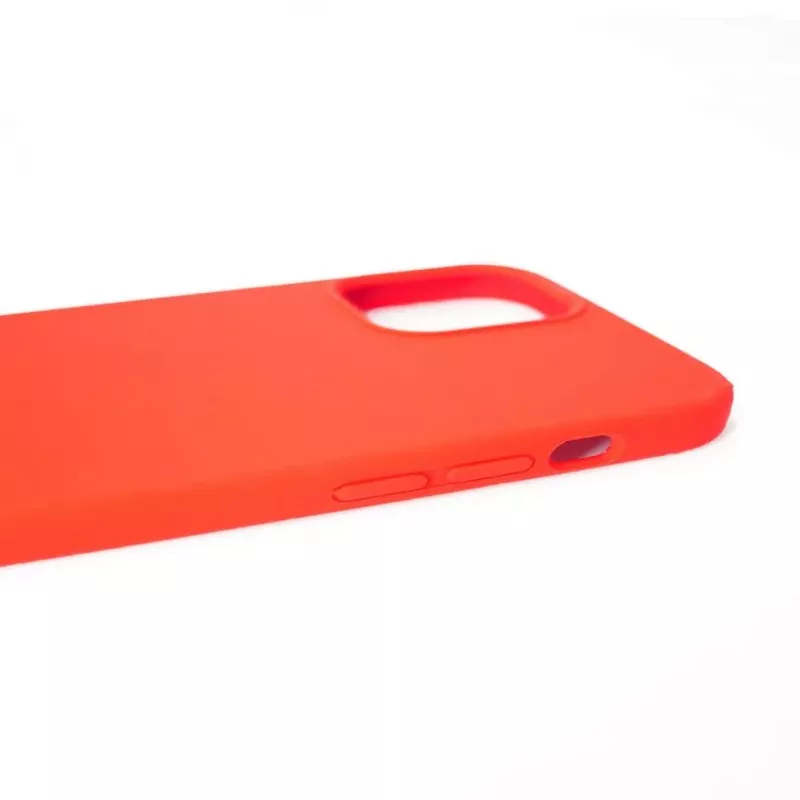 Evelatus Apple iPhone 12 Pro Max Premium Soft Touch Silicone Case Bright Red