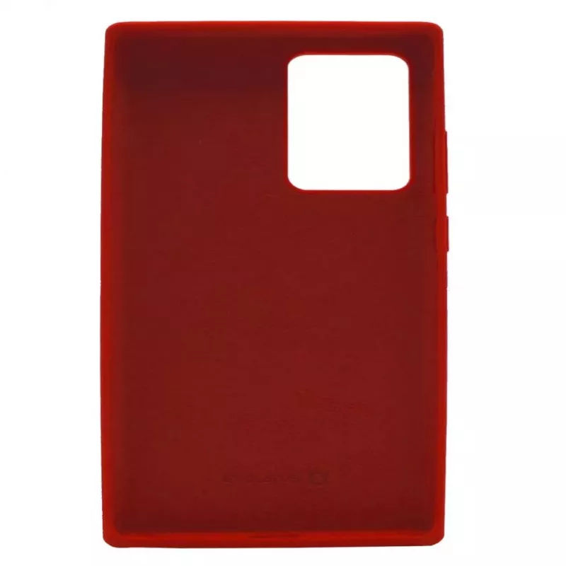 Evelatus Premium Soft Touch Silicone Case, skirta Samsung Galaxy Note 20 Ultra – raudona