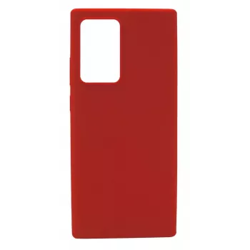 Evelatus Premium Soft Touch Silicone Case, skirta Samsung Galaxy Note 20 Ultra – raudona