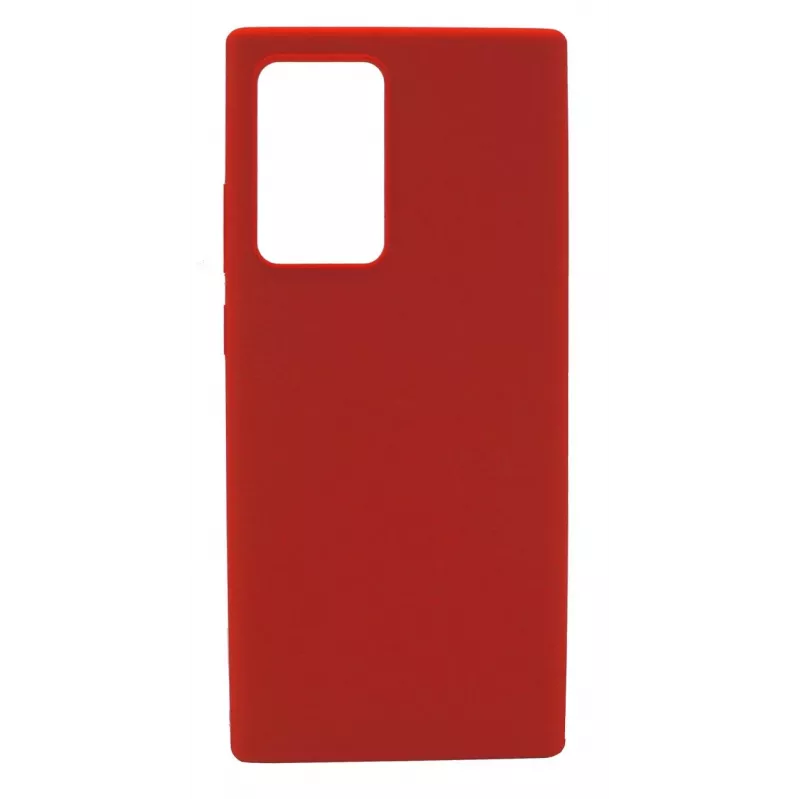 Evelatus Premium Soft Touch Silicone Case, skirta Samsung Galaxy Note 20 Ultra – raudona