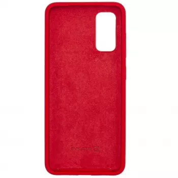 Evelatus Samsung Galaxy S20 Premium Soft Touch Silicone Case Red