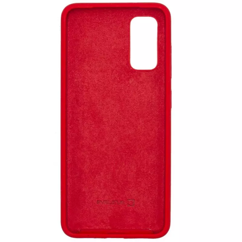 Evelatus Samsung Galaxy S20 Premium Soft Touch Silicone Case Red