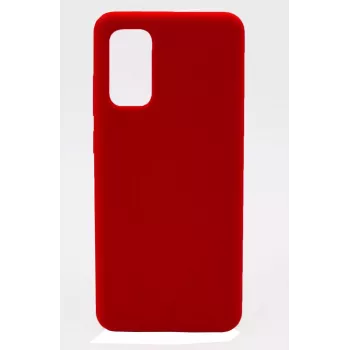 Evelatus Samsung Galaxy S20 Plus Premium Soft Touch Silicone Case Red