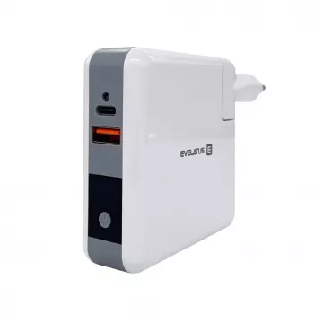 Evelatus Travel Adapter Wireless Charger EWC06 White