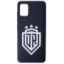 Evelatus Samsung Galaxy A41 Soft Touch Silicone Case DR Logo N1 White