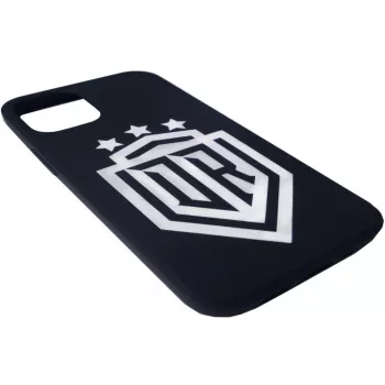 Evelatus iPhone 12 Pro Soft Touch Silicone Case DR Logo N1 White Black