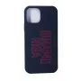 Evelatus iPhone 12 Pro Soft Touch Silicone Case DR Logo N2 Red Black