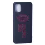 Evelatus Samsung Galaxy A41 Soft Touch Silicone Case DR Logo N3 Red Black