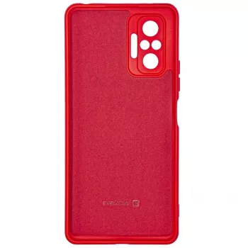 Evelatus Xiaomi Redmi Note 10 Pro Nano Silicone Case Soft Touch TPU Red