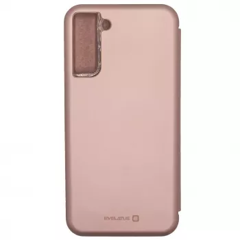 Evelatus Samsung Galaxy S21 Plus Book Case Rose Gold