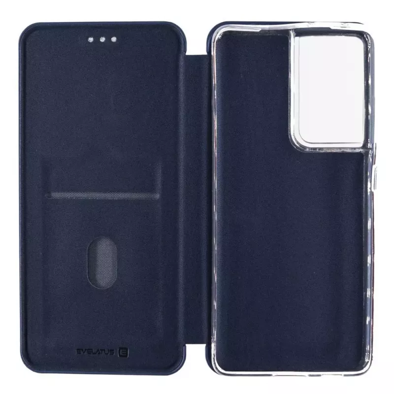 Evelatus Samsung Galaxy S21 Ultra Book Case Blue