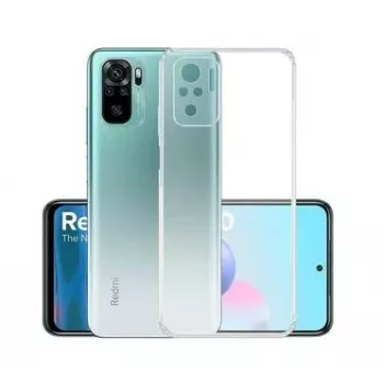 Evelatus Xiaomi Redmi Note 10/10S/Poco M5s Military Shockproof Silicone Case TPU Transparent