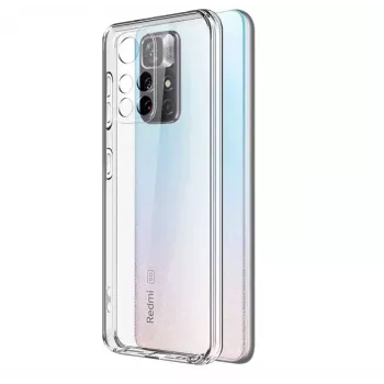 Evelatus Xiaomi Redmi 10 Military Shockproof Silicone Case TPU Transparent