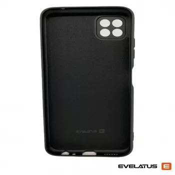 Evelatus Samsung Galaxy A22 5G Premium Soft Touch Silicone Case Black