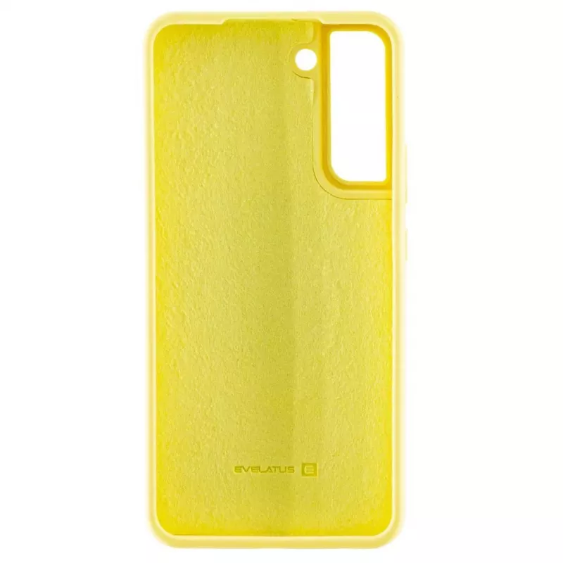 Evelatus Samsung Galaxy S22 Plus Premium Soft Touch Silicone Case Yellow