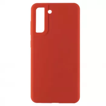 Evelatus Samsung Galaxy S21 FE Premium Soft Touch Silicone Case Chinese Red